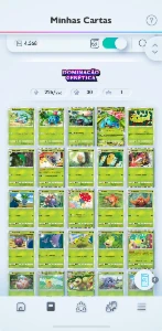 Pokemon TCG pocket - Lv 46 mais de 4500 cartas - Pokemon GO