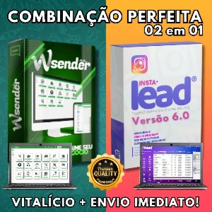 Wa Sender 3.3 + Insta Leads Versão 6.0 Completo Vitalicio - Outros
