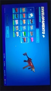 CONTA FORTNITE CAVALEIRO NEGRO E OUTRAS SKINS