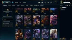 ContaLol mmr platina - 40 frag. skins epic + lendarias - League of Legends