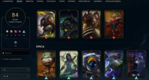 Conta League of Legends Full Acesso Rammus Rei e Riot Singed LOL