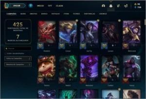 Conta Ouro 1 com RYZE TRIUNFANTE e Akali Prestigio. - League of Legends LOL
