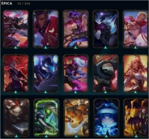 Conta lol d5 82 champs 66 skins , borda diamante - League of Legends