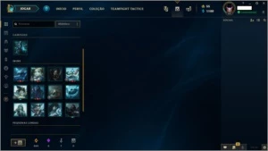 CONTA LEAGUE OF LEGENDS - PRATA 1 - 34 CHAMPS - 4 SKINS LOL