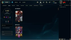 CONTA LOL LV 400 // 140 SKINS - League of Legends