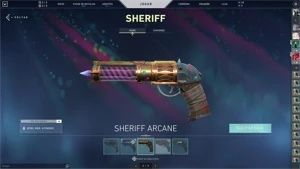 conta gold com varias skins e card e chaveiro beta - Valorant