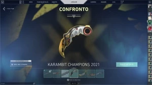 conta gold com varias skins e card e chaveiro beta - Valorant