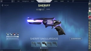 conta gold com varias skins e card e chaveiro beta - Valorant