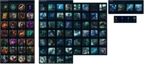 CONTA LEAGUE OF LEGENDS DIAMANTE C/107 SKINS LOL