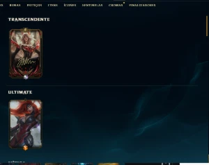 Conta com skin Ahri Lenda Imortalizada com Assinatura 60K RP - League of Legends LOL