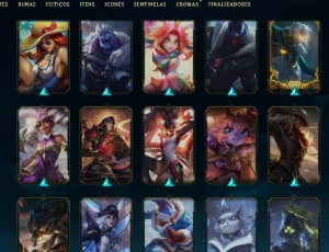 Conta com skin Ahri Lenda Imortalizada com Assinatura 60K RP - League of Legends LOL