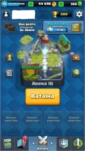 Conta Clash Royale lvl 10 Arena lendaria