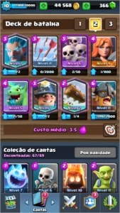 Conta Clash Royale lvl 10 Arena lendaria