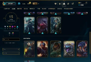 Prata 4 com 40 Champs e 15 Skins - League of Legends LOL