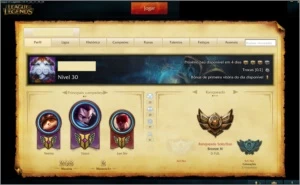 CONTA DE LOL Bronze IV+48 CAMPEÕES+21 SKINS/LENDÁRIA - League of Legends