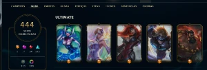 Conta League of Legends RARA com 444 SKINS  LOL