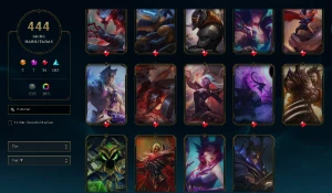 Conta League of Legends RARA com 444 SKINS  LOL