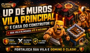 [Menor Preço] Ups De Muros Clash Of Clans