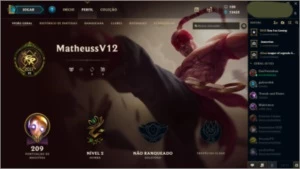 Conta LOL - League of Legends