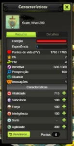 Conta dofus touch lvl 200 com profissões servidor brutas
