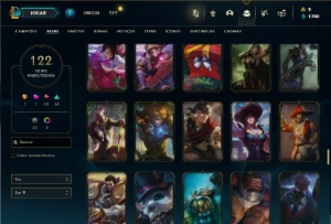 Prata 3 com 100 Champs e 122 Skins ( MAIN JG ) - League of Legends LOL