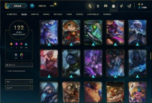 Prata 3 com 100 Champs e 122 Skins ( MAIN JG ) - League of Legends LOL