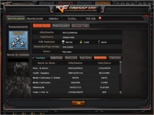 Conta Cfal- General De Exerc. (3 Star) + 6 Vips + 40 Mns - Crossfire