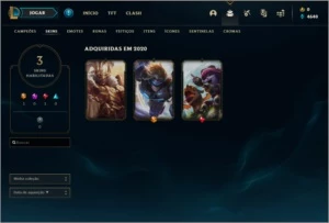 Conta diamante 3 49 campeões 3 skins (Ez Pulsefire) - League of Legends LOL