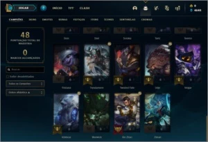 Conta diamante 3 49 campeões 3 skins (Ez Pulsefire) - League of Legends LOL
