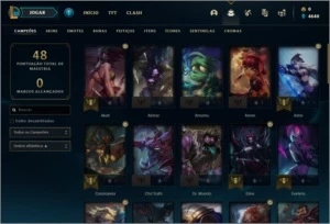 Conta diamante 3 49 campeões 3 skins (Ez Pulsefire) - League of Legends LOL