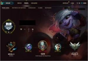 Conta Prata 5 - League of Legends LOL