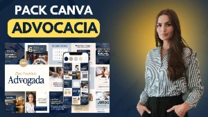 Pacote de Posts para Advogados / Direito - Canva - Outros