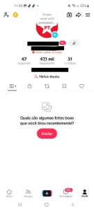 Conta Do Tiktok Monetizada +47,1K Seguidores - Redes Sociais