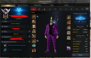 vendo conta lost ark sa ( servidor kAZEROS) main  paladino