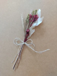 Ramo de flores com trigo dourado - Artesanato e Personalizados