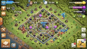Coc - Cv 12 Nível 156 +2K Gema- Semi Full - Preço De Banana! - Clash of Clans