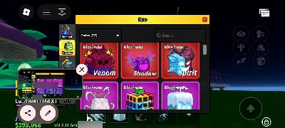 Conta Roblox blox fruits level Max