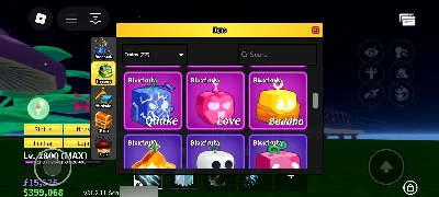 Conta Roblox blox fruits level Max