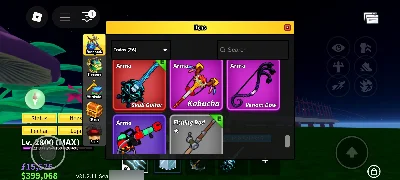 Conta Roblox blox fruits level Max