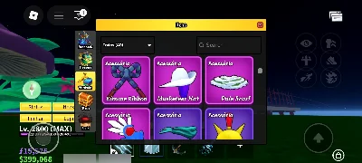 Conta Roblox blox fruits level Max