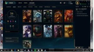Conta Platina IV, Com Skins Vitoriosas da S4 para Frente - League of Legends LOL