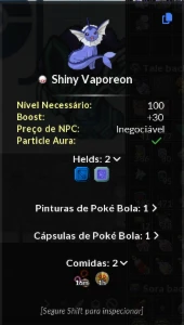 PXG Conta Nvl:276 Serv: Wind, Seavell,Pokes T1H, Coleçao Bag - PokeXGames