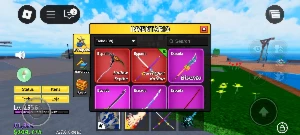Conta roblox com roube um brainrot e blox fruits
