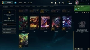 Conta gold 2 61% winrate - League of Legends LOL