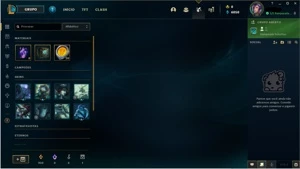 Conta gold 2 61% winrate - League of Legends LOL