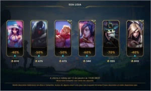 Conta League of Legends (ALL CHAMPIONS)  *96 Skins* LOL