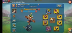 688m de poder top - Lords Mobile
