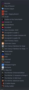STEAM COM 17 ANOS E 112 JOGOS