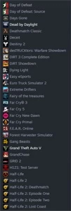 STEAM COM 17 ANOS E 112 JOGOS