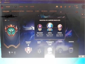 CONTA BRONZE 1, 12 SKINS - League of Legends LOL